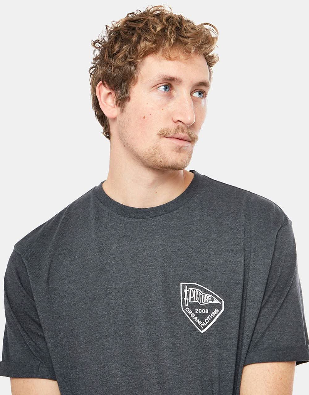 Picture Yann T-Shirt - Dark Grey Melange