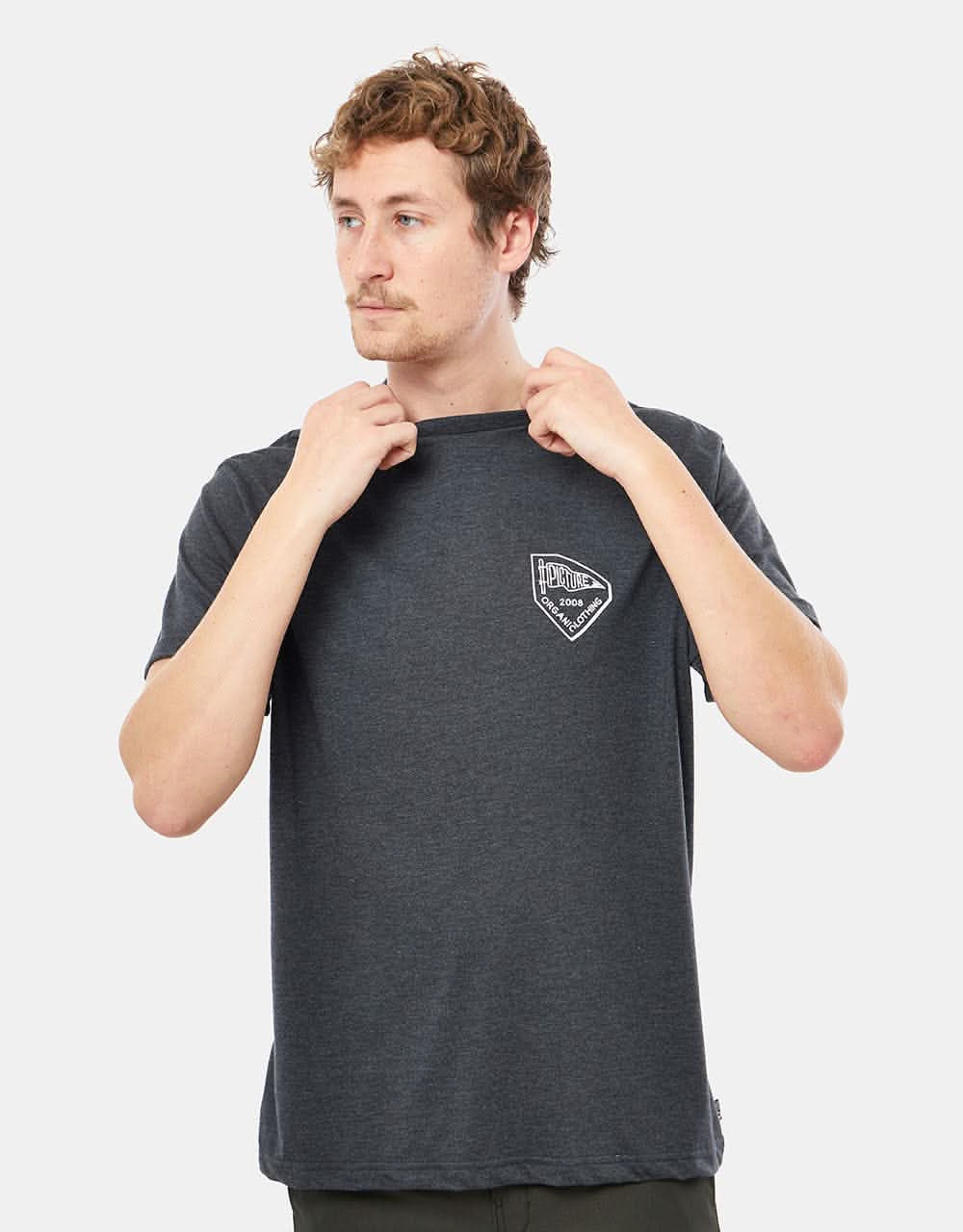 Picture Yann T-Shirt - Dark Grey Melange