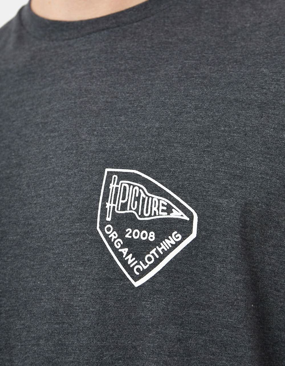 Picture Yann T-Shirt - Dark Grey Melange