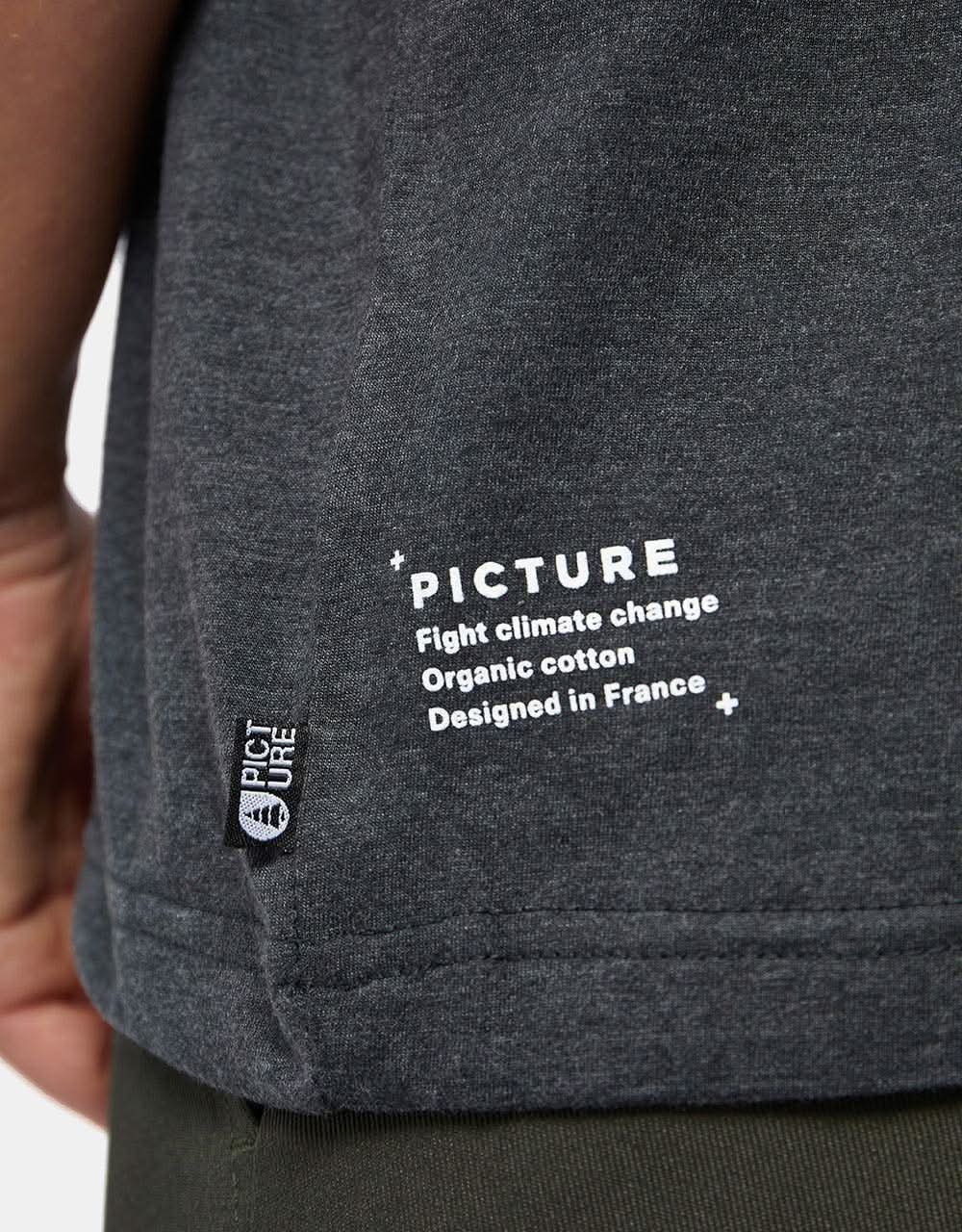 Picture Yann T-Shirt - Dark Grey Melange