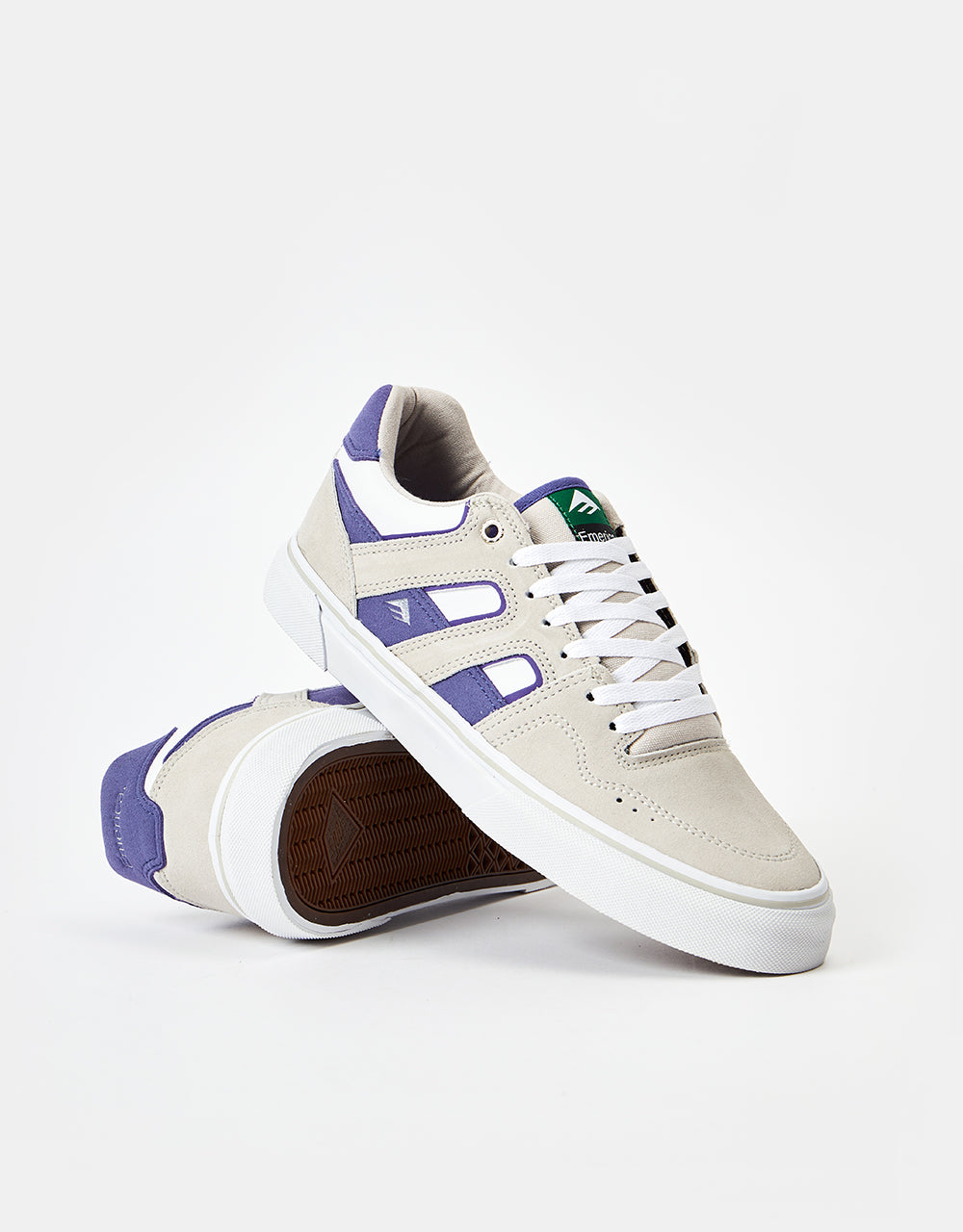 Emerica Tilt G6 Vulc Skate Shoes - Tan/White/Gum