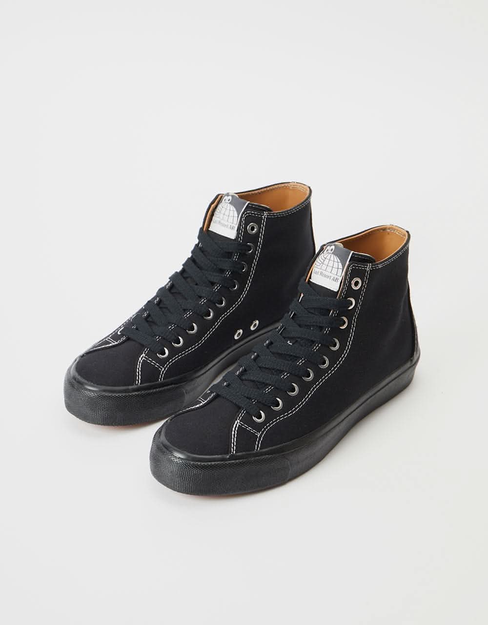 Last Resort AB VM003 Canvas Hi Skate Shoes - Black/Black/White