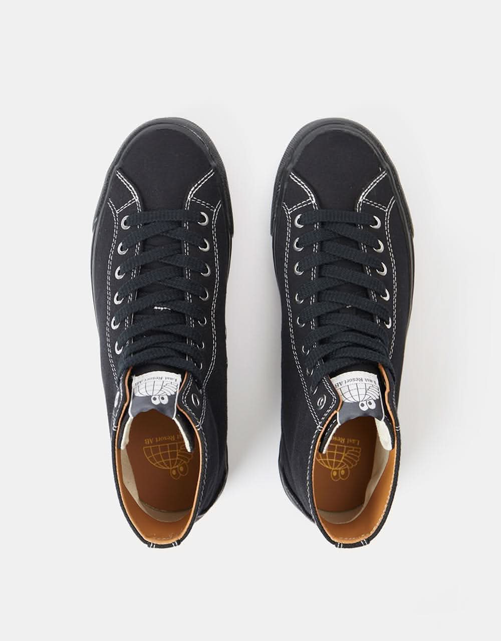 Last Resort AB VM003 Canvas Hi Skate Shoes - Black/Black/White