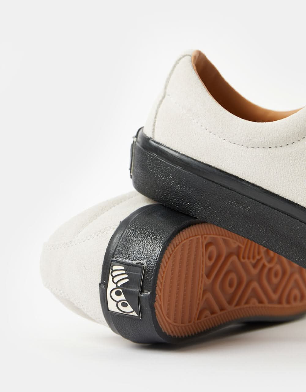 Last Resort AB VM003 Suede Lo Skate Shoes - White/Black
