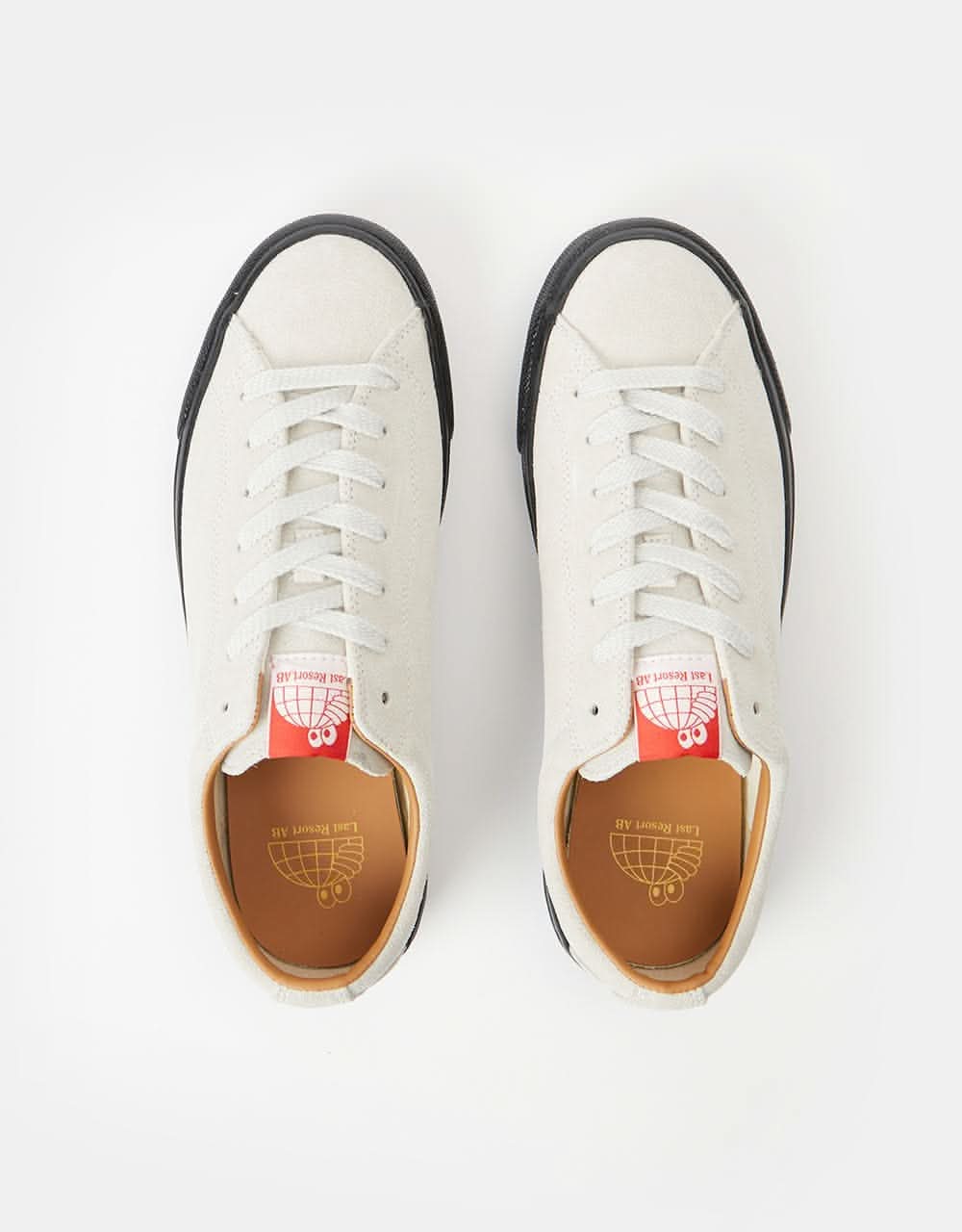 Last Resort AB VM003 Suede Lo Skate Shoes - White/Black