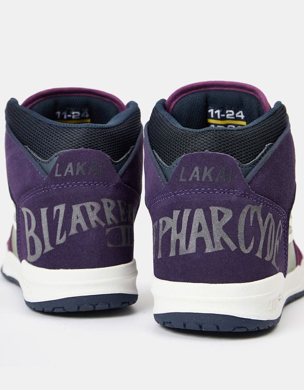Lakai x The Pharcyde Telford Skate Shoes - Grape/Olive Suede