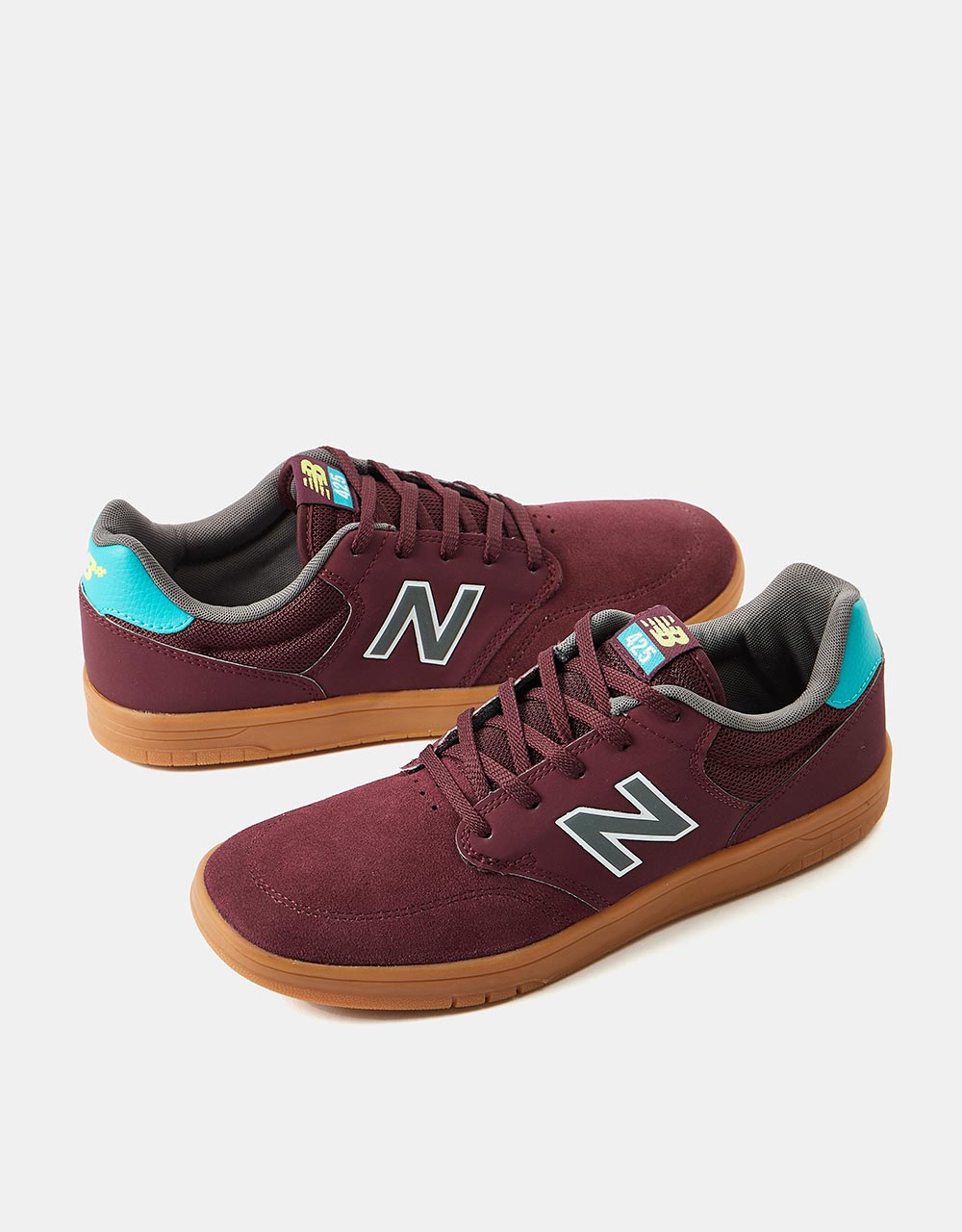 New Balance Numeric 425 Skate Shoes - Burgundy/Gum