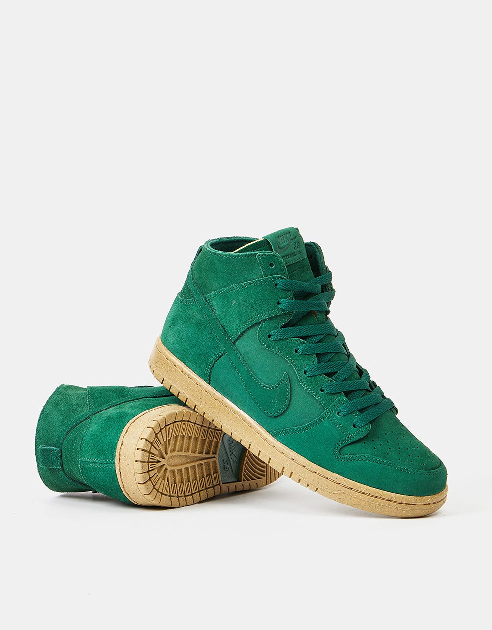 Nike SB Dunk High Pro Decon Skate Shoes - Gorge Green/Gorge Green-Black