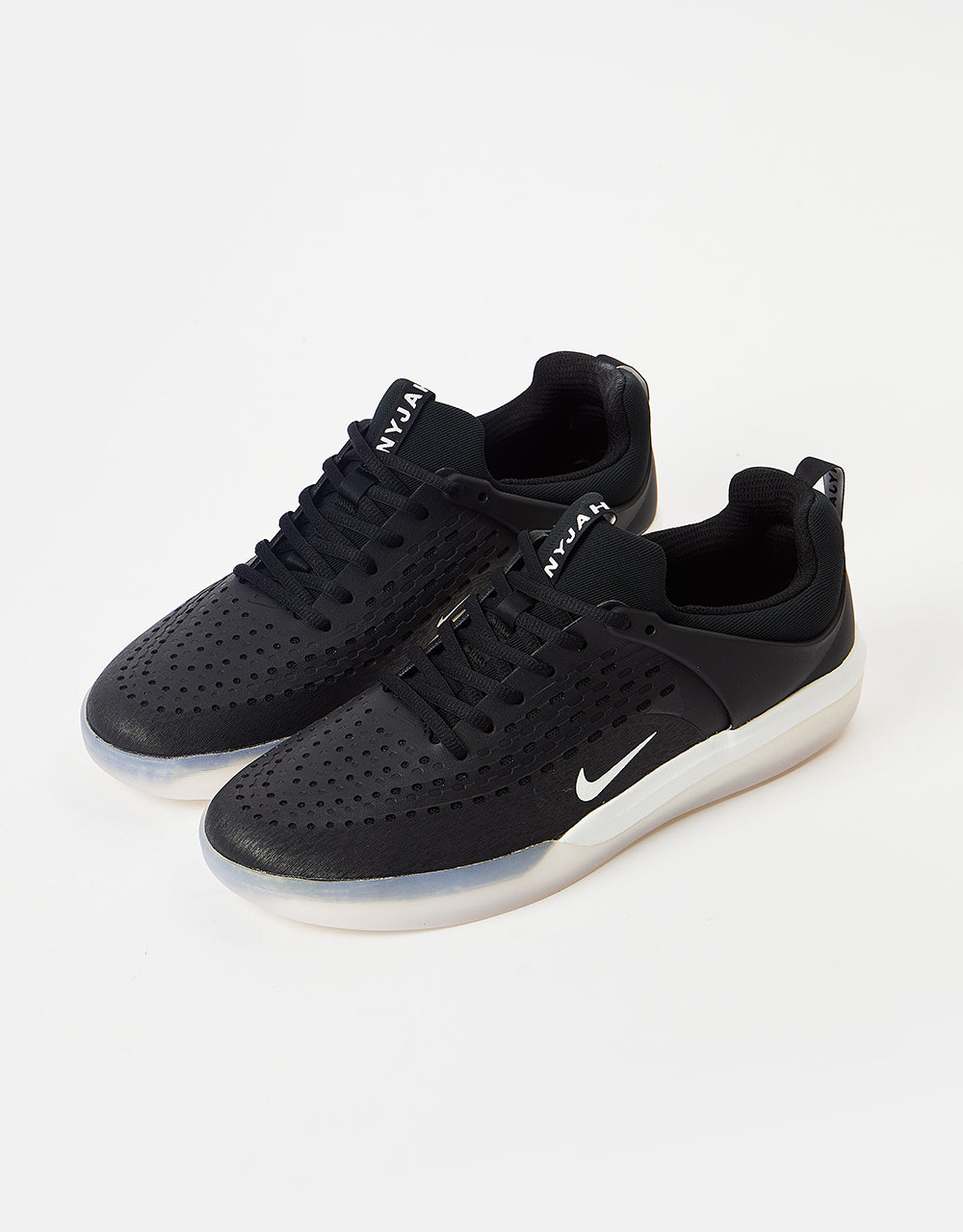 Nike SB Zoom Nyjah 3 Skate Shoes - Black/White-Black-Summit White