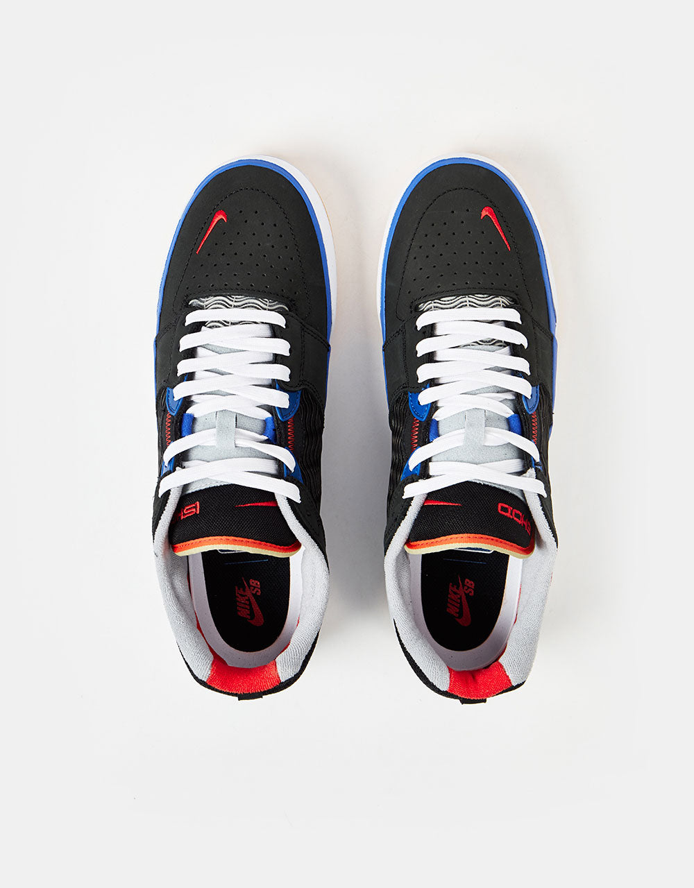 Nike SB Ishod Premium Skate Shoes - Black/University Red-Hyper Royal