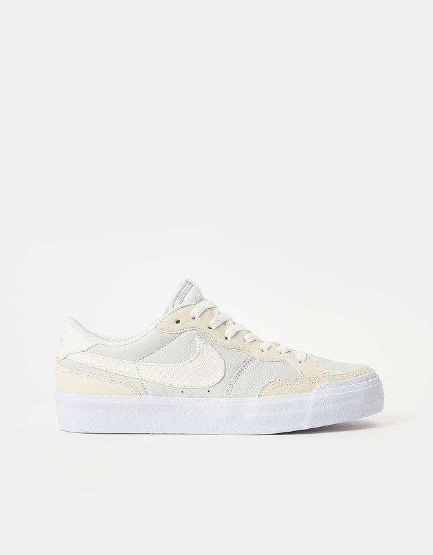 Nike SB Pogo Premium Skate Shoes - Summit White/Summit White
