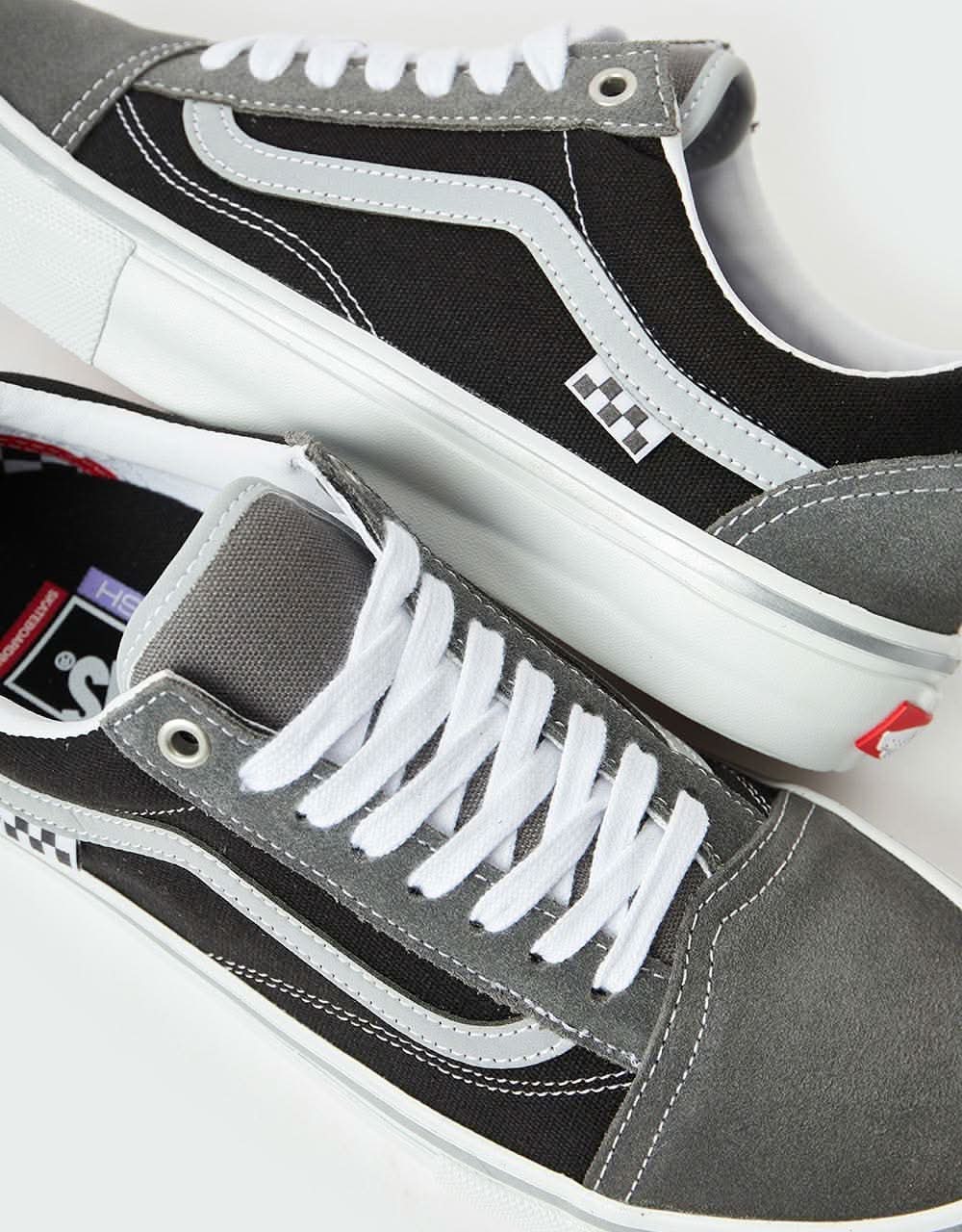 Vans Skate Old Skool Shoes (Reflective) Black/Grey