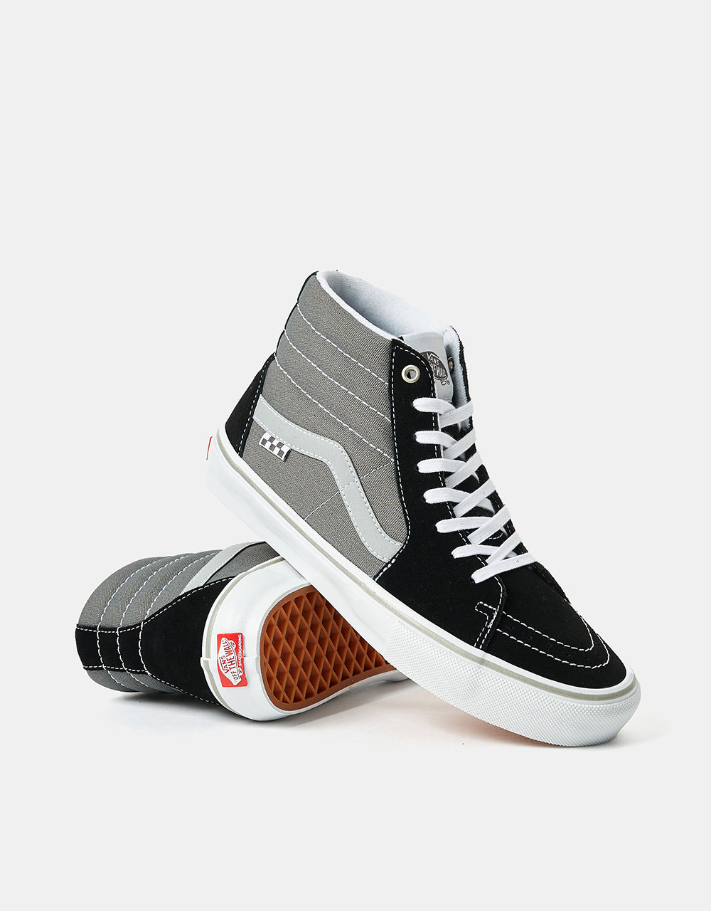 Vans Skate SK8-Hi Shoes - (Reflective) Black/Grey