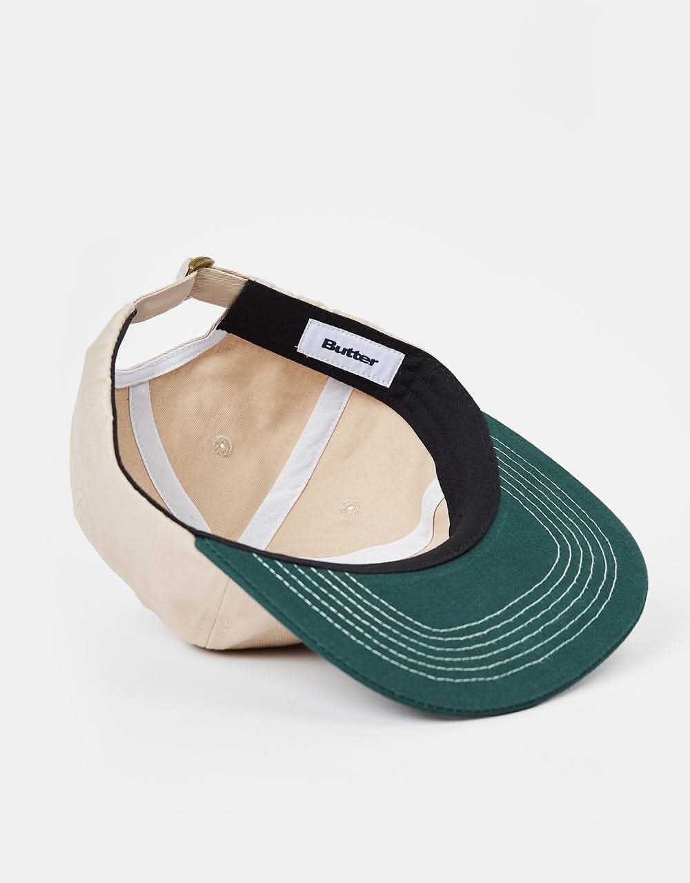 Butter Goods Martian 6 Panel Cap - Khaki / Forest