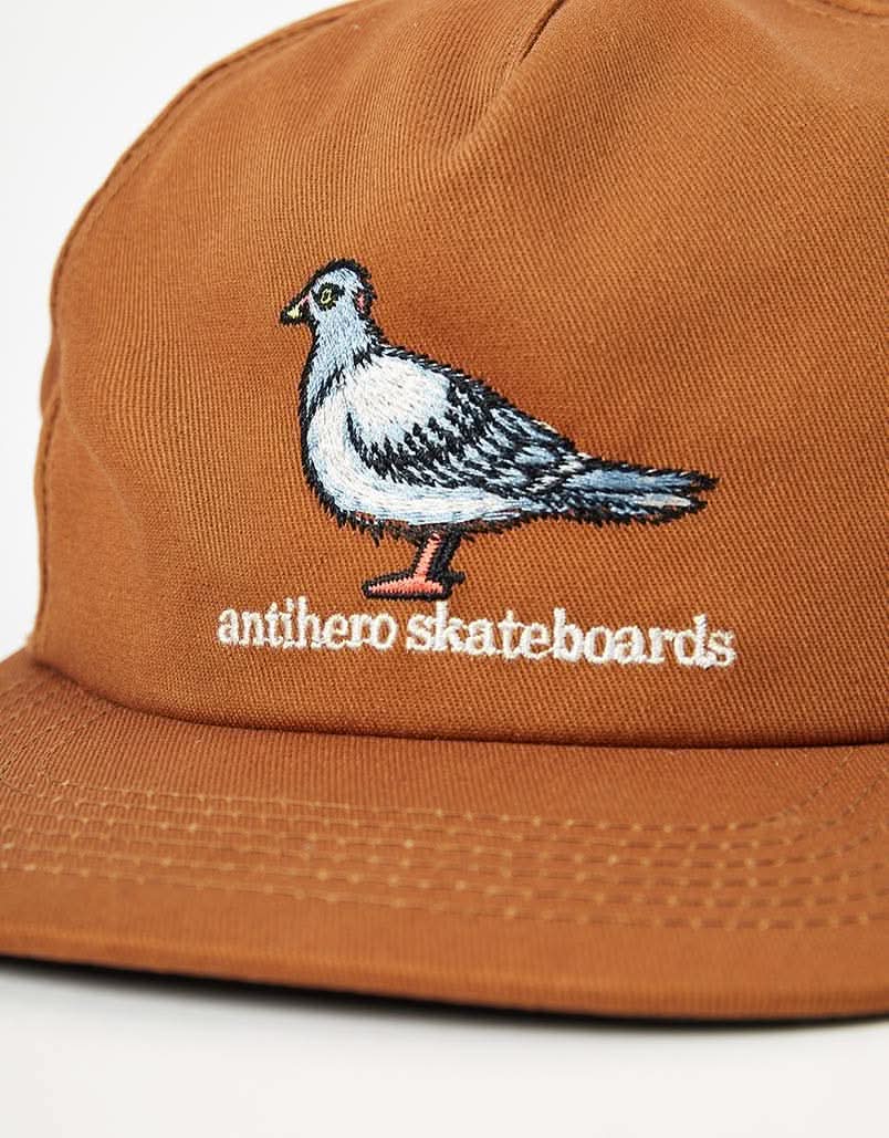 Anti Hero Lil Pigeon Snapback Cap - Med Brown