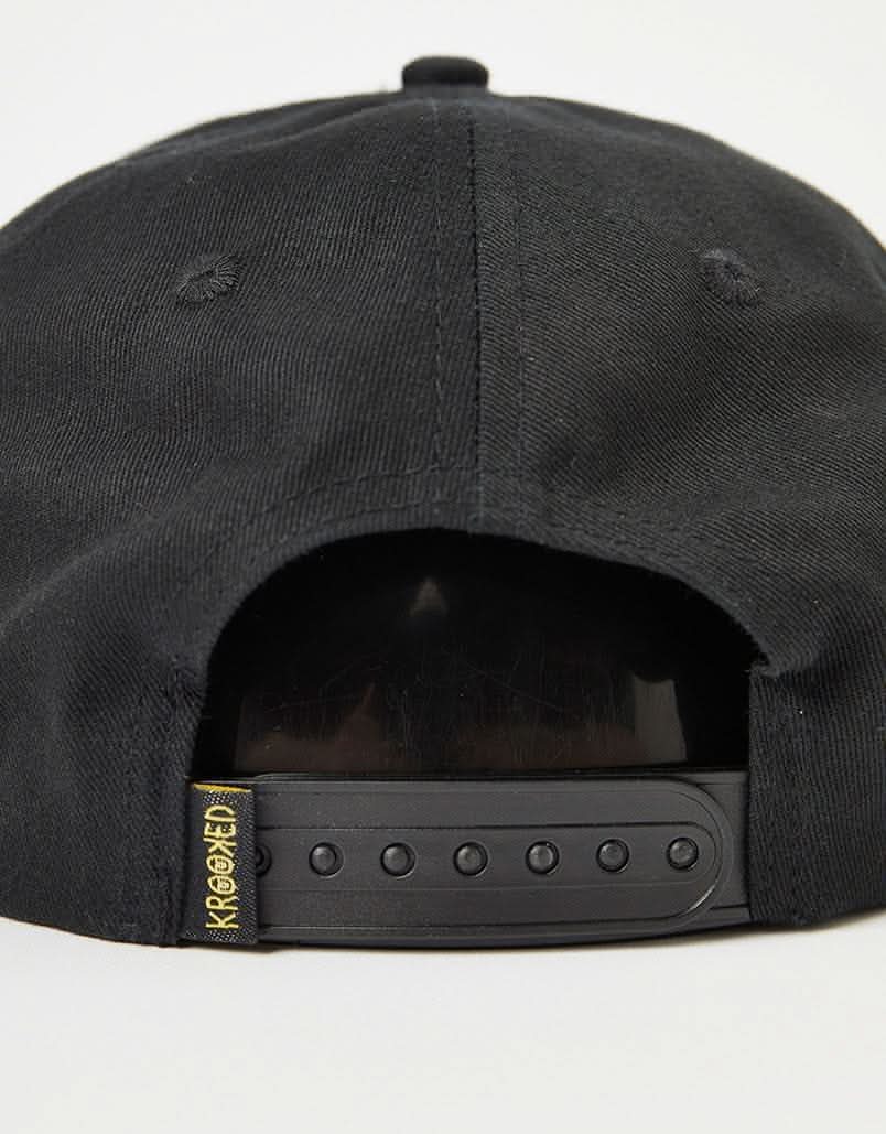 Krooked Shmoo Snapback Cap - Black/Blue
