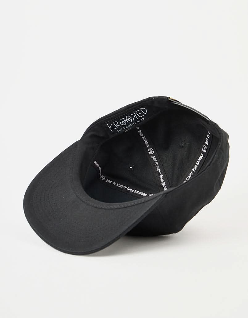 Krooked Shmoo Snapback Cap - Black/Blue