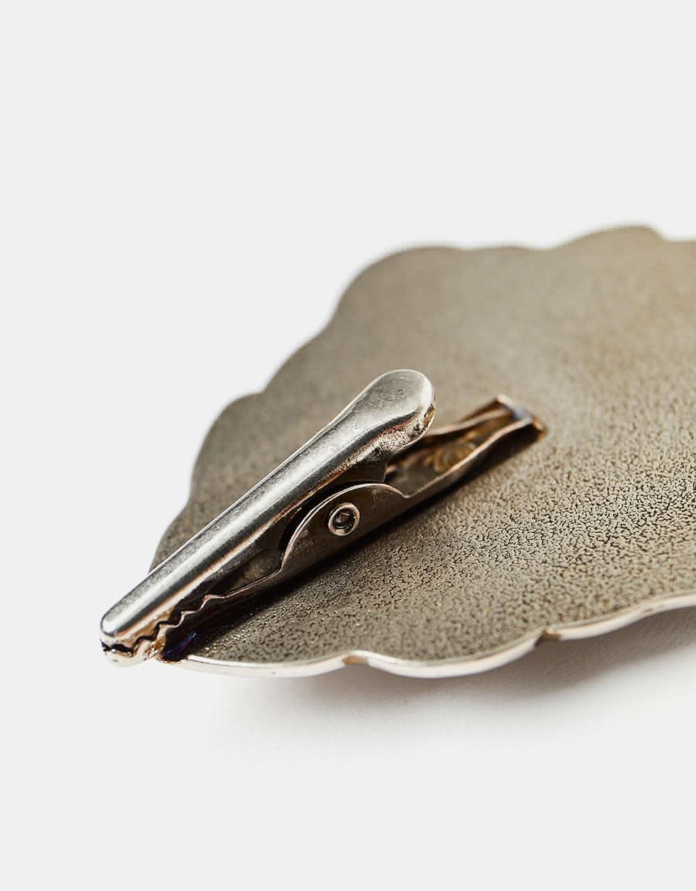 Creature Bonehead Flame Keychain - Antique Nickel
