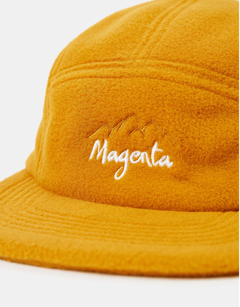 Magenta MTN Fleece 5 Panel Cap - Ocra