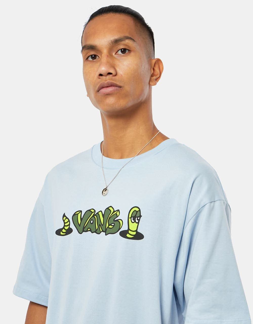 Vans Off The Wall Graphic Loose TShirt Cashmere Blue
