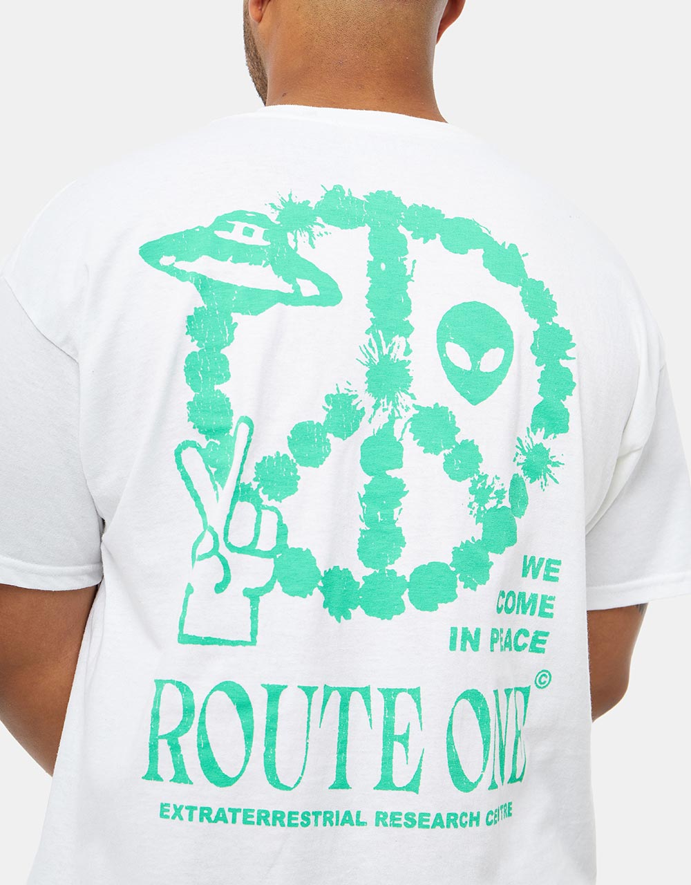Route One They're Out There T-Shirt - White