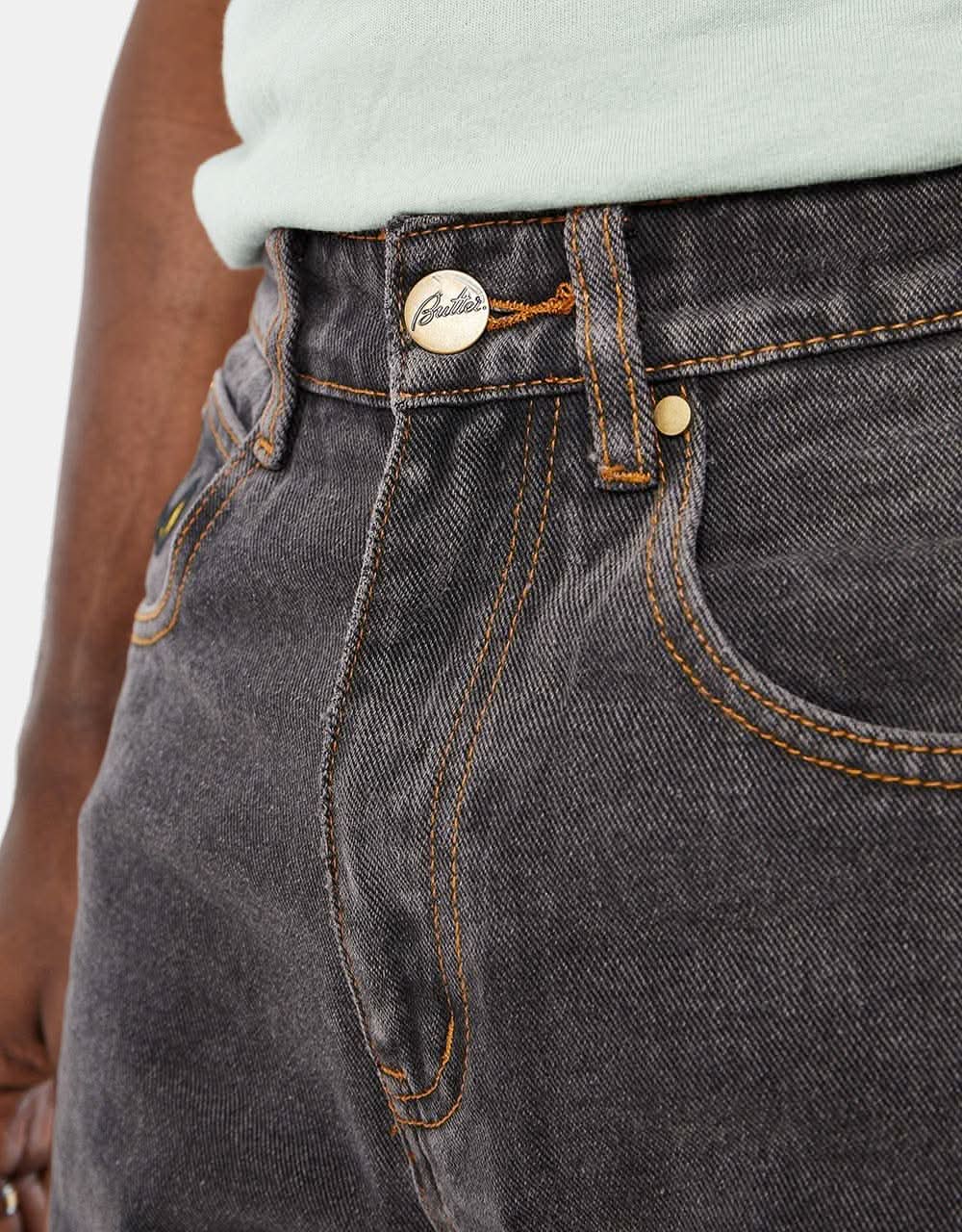 Butter Goods Spinner Denim Jean Faded Black