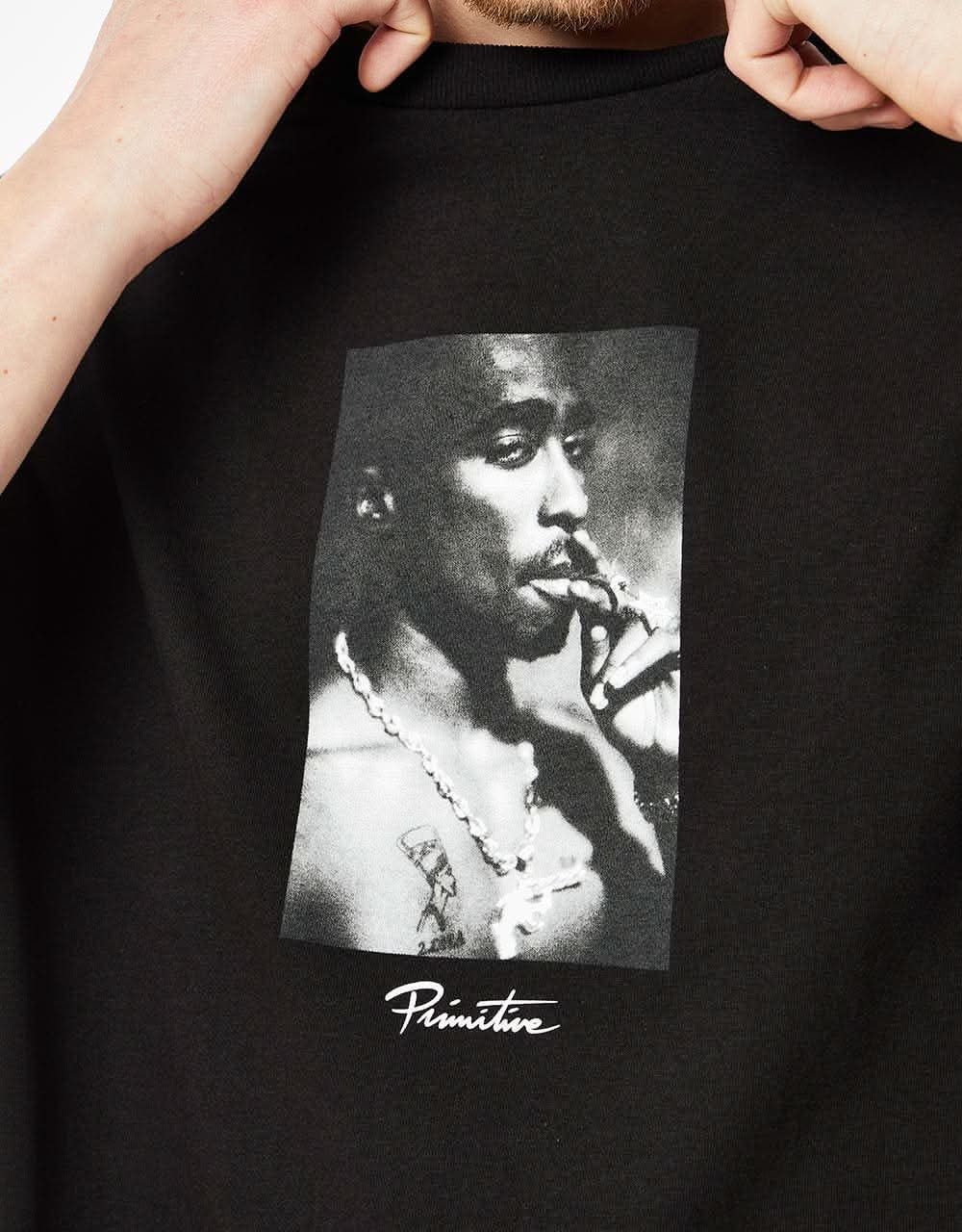 Primitve x Tupac Platinum T-Shirt - Black