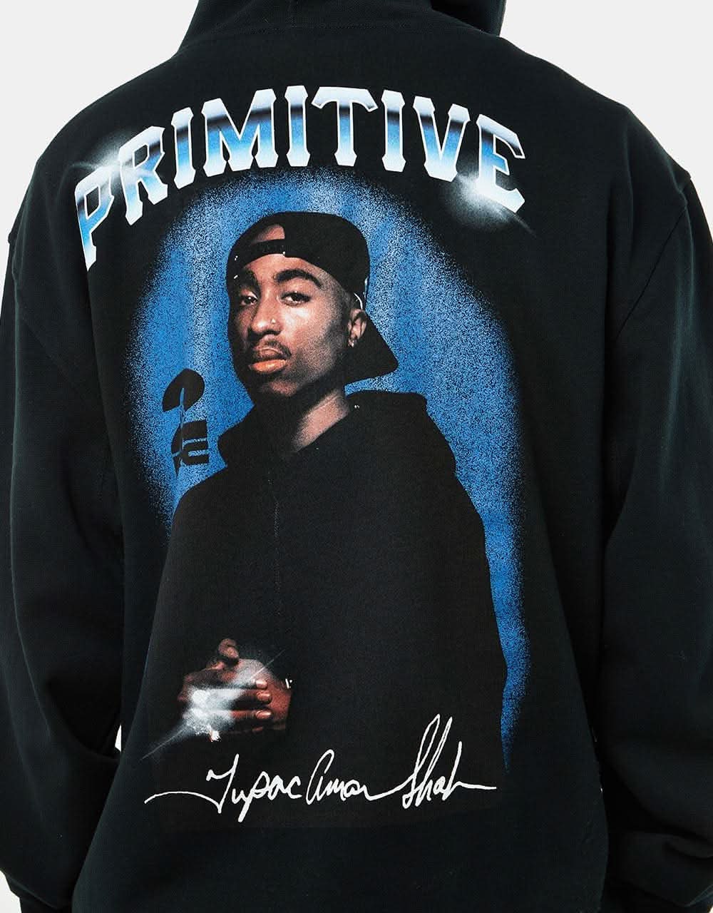 Primitve x Tupac Shine II Pullover Hoodie - Black