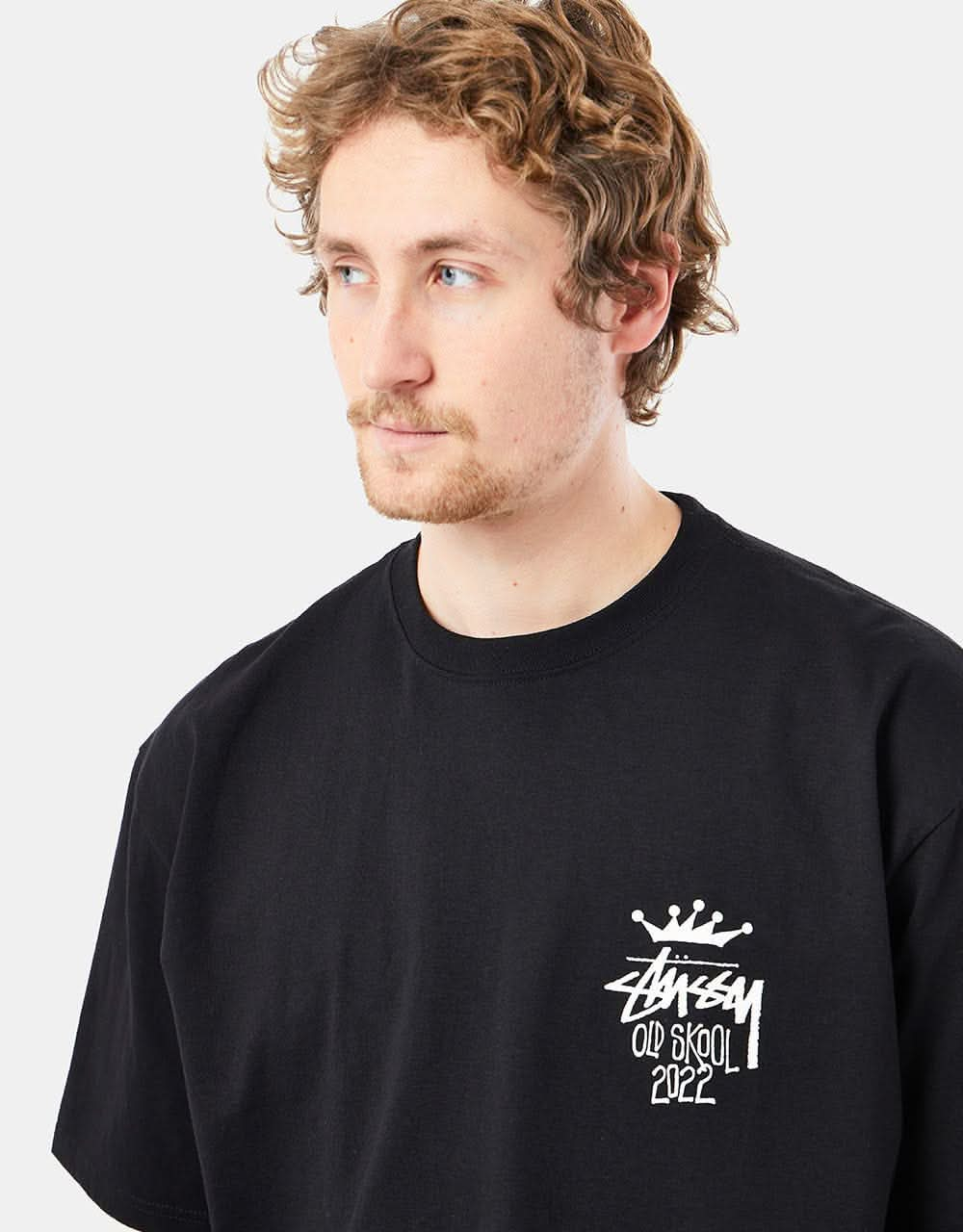 Stüssy Old Skool 22 T-Shirt - Black – Route One