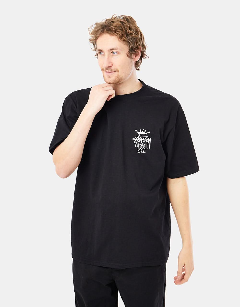Stüssy Old Skool 22 T-Shirt - Black