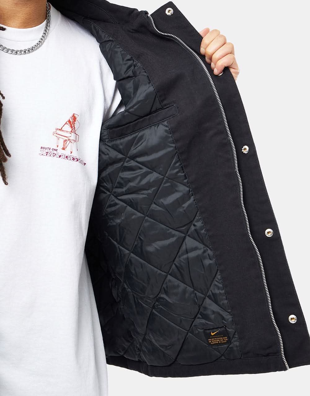 Nike Filled Work Jacket - Black/White