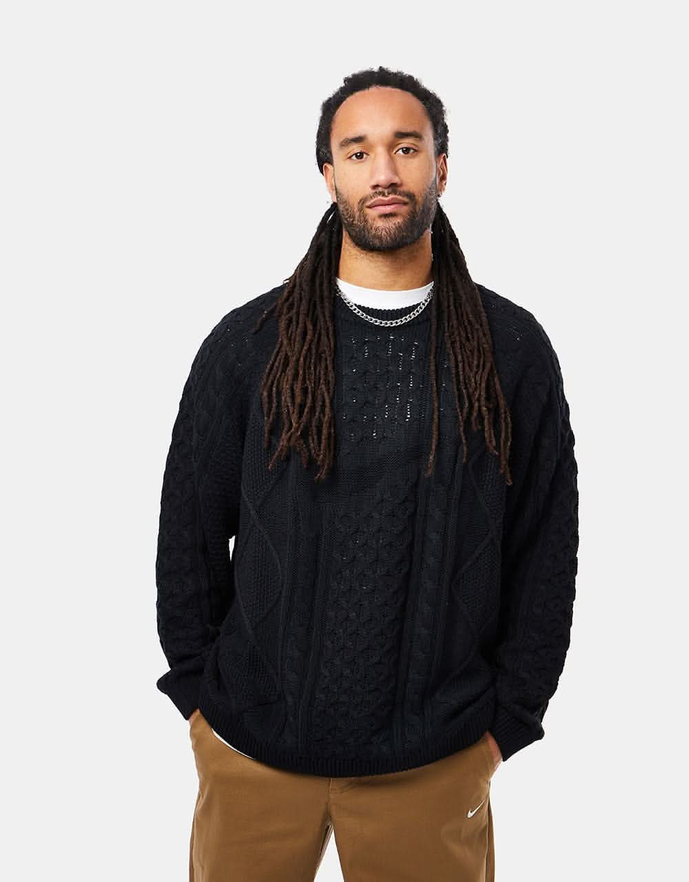 Nike Life Cable Knit Sweater Rattan Men's - US