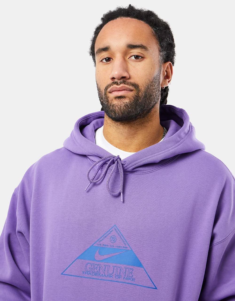 Nike SB Genuine Trademark Logo 2 Pullover Hoodie Action Grape