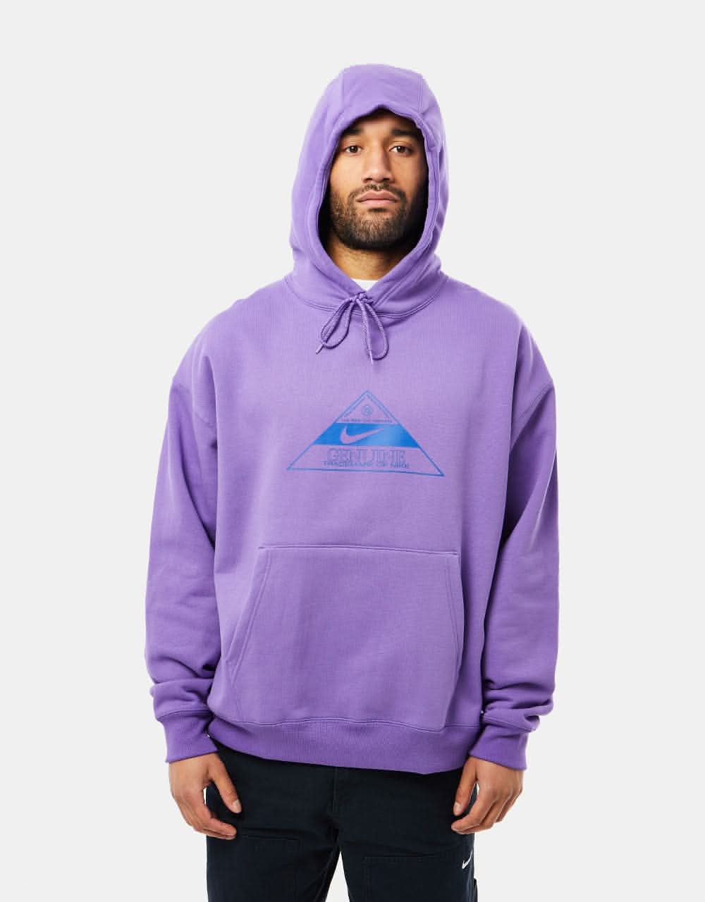 Nike SB Genuine Trademark Logo 2 Pullover Hoodie Action Grape
