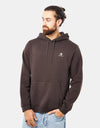 Converse Go-To Embroidered Star Chevron Pullover Hoodie - Velvet Brown