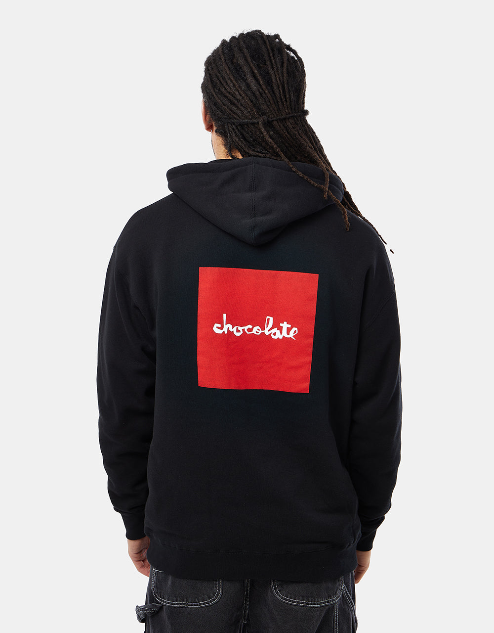Chocolate Chunk Square Pullover Hoodie - Black