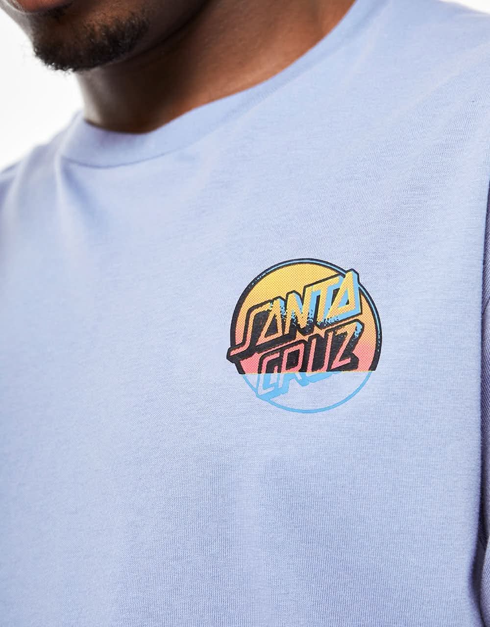 Santa Cruz Screaming Hand Divide T-Shirt - Digital Violet