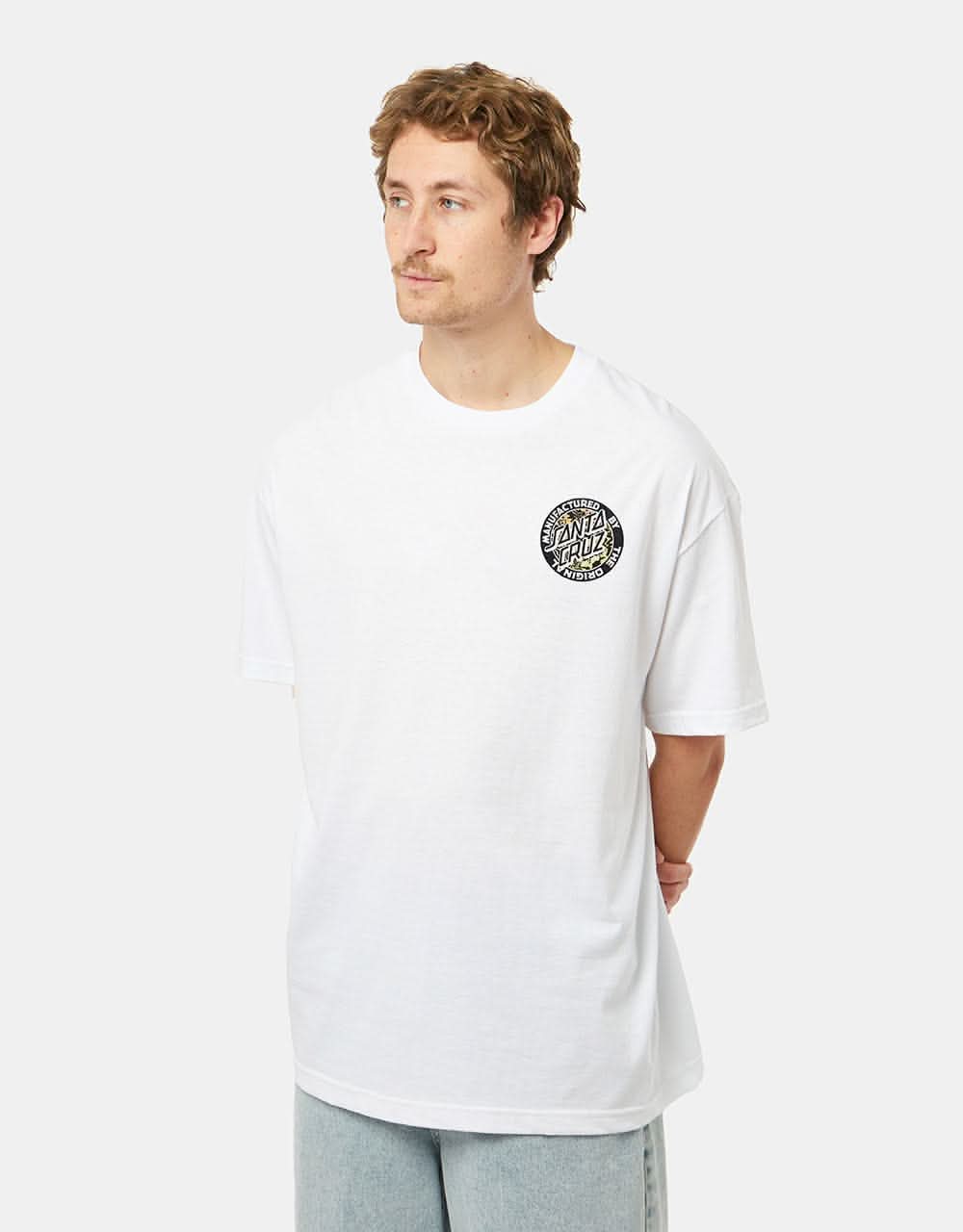 Santa Cruz Acidic MFG Dot T-Shirt - White