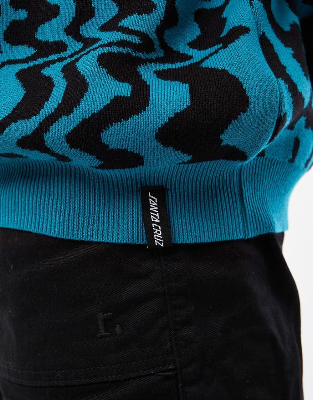 Santa Cruz Acidic Knit Crew - Verdigris