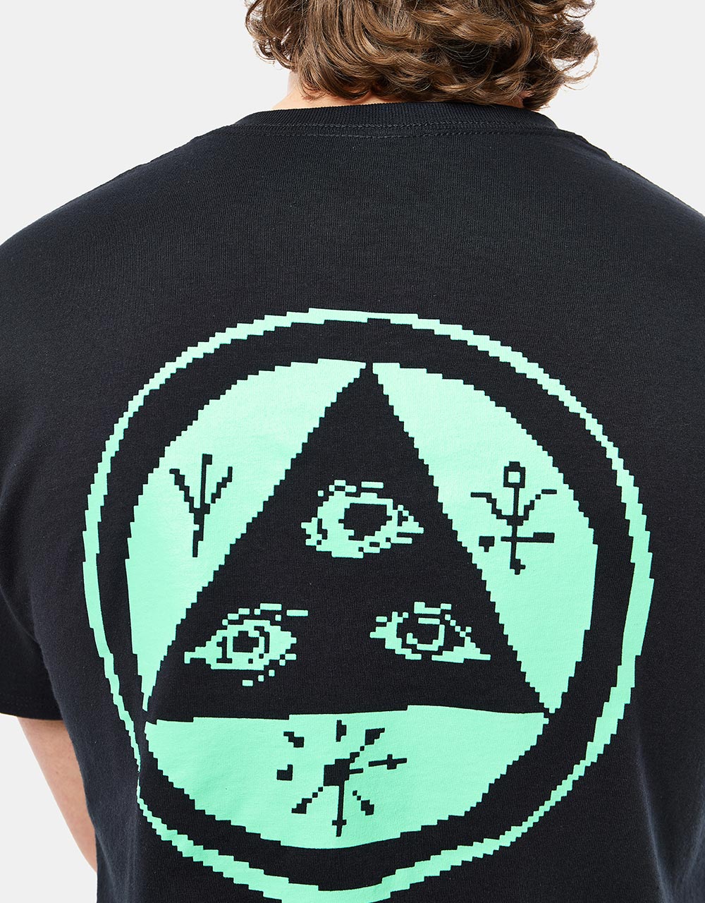 Welcome Pixel Tali T-Shirt - Black/Green