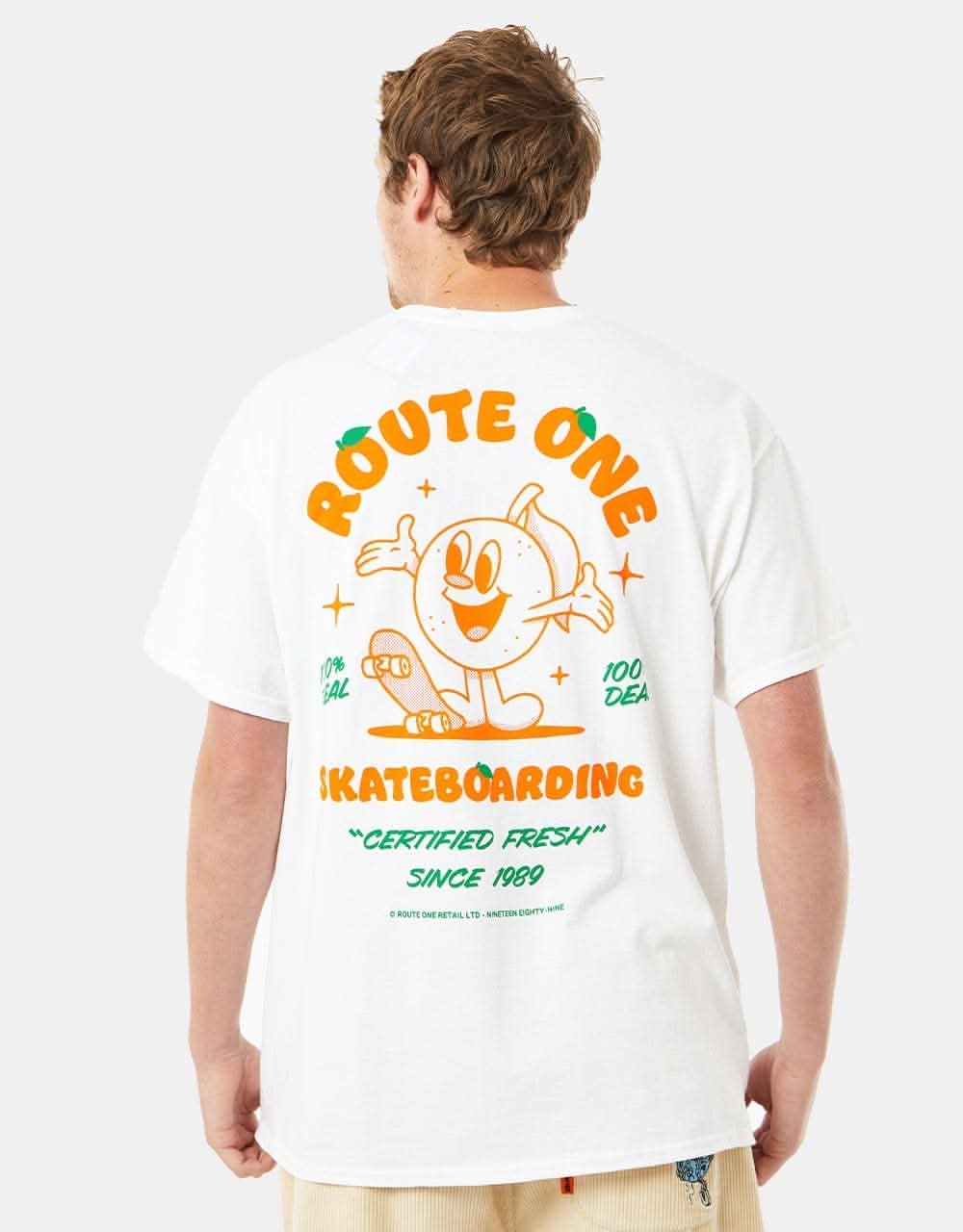 Route One Orange You Glad...T-Shirt - White