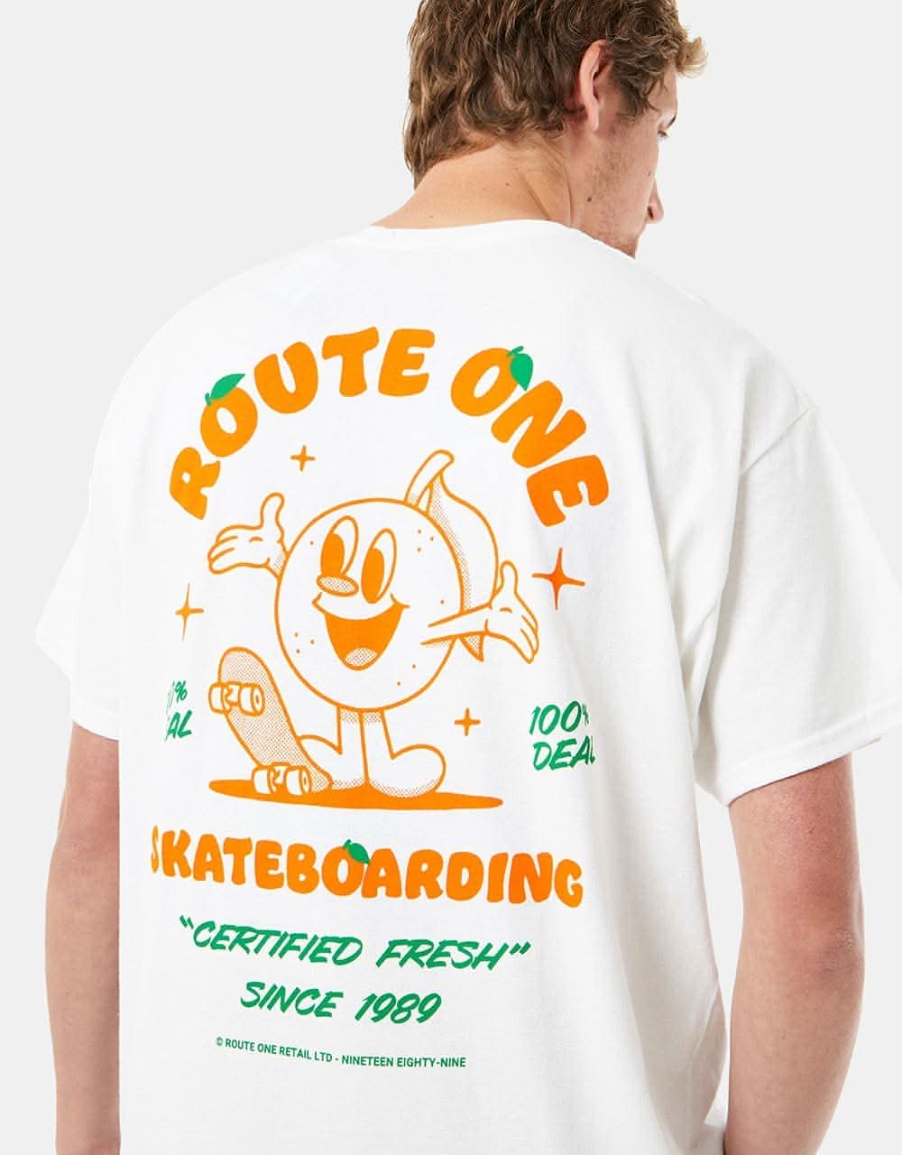 Route One Orange You Glad...T-Shirt - White