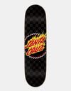 Santa Cruz Flame Dot Check Skateboard Deck - 8.5"