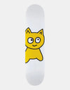 Meow Big Cat Skateboard Deck - White