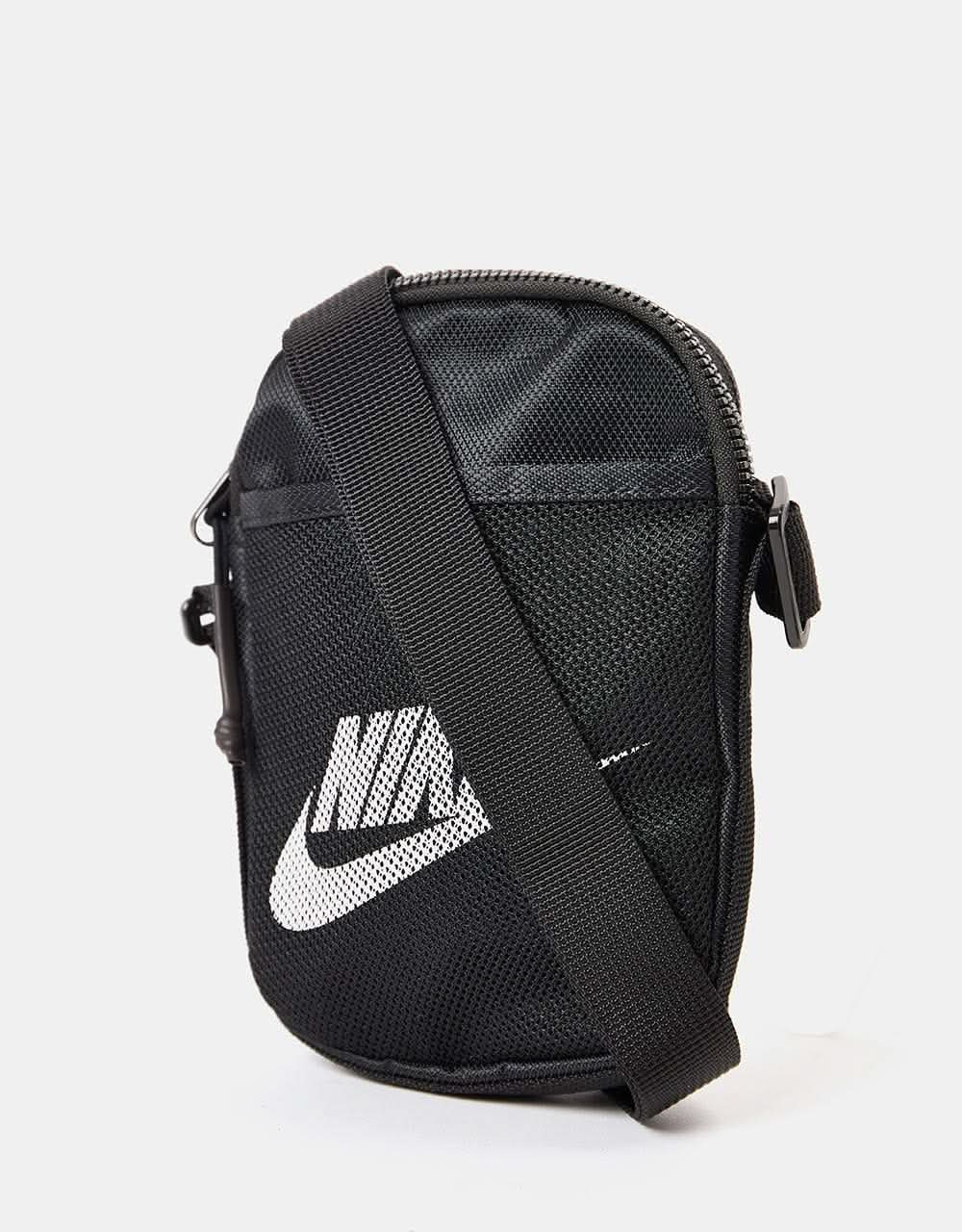 Nike Heritage Cross Body Bag - Black/Black/White