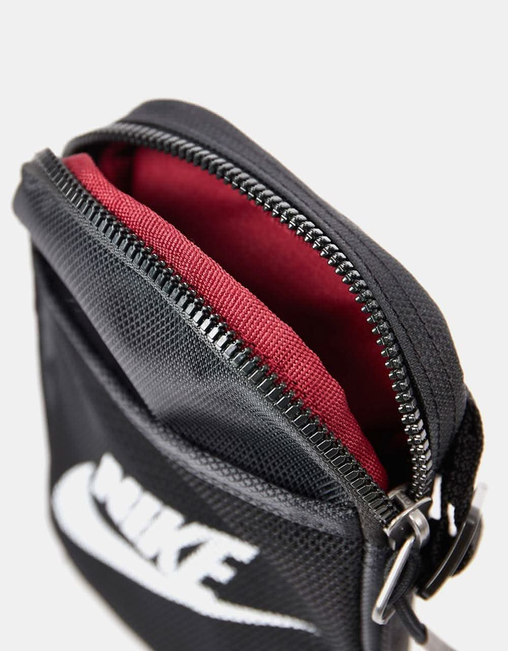 Nike Heritage Cross Body Bag - Black/Black/White