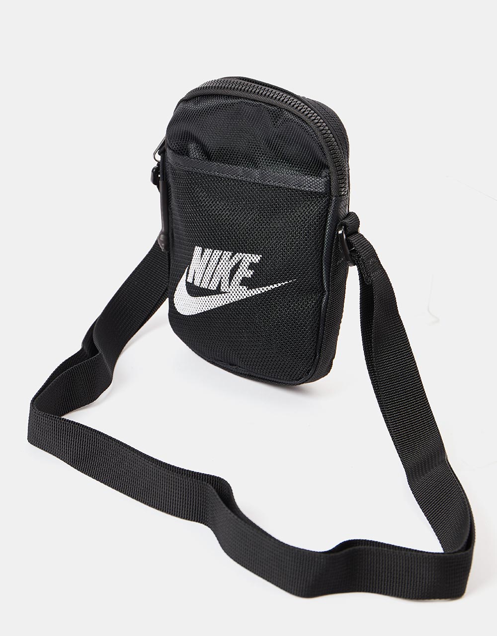 Nike Heritage Cross Body Bag - Black/Black/White