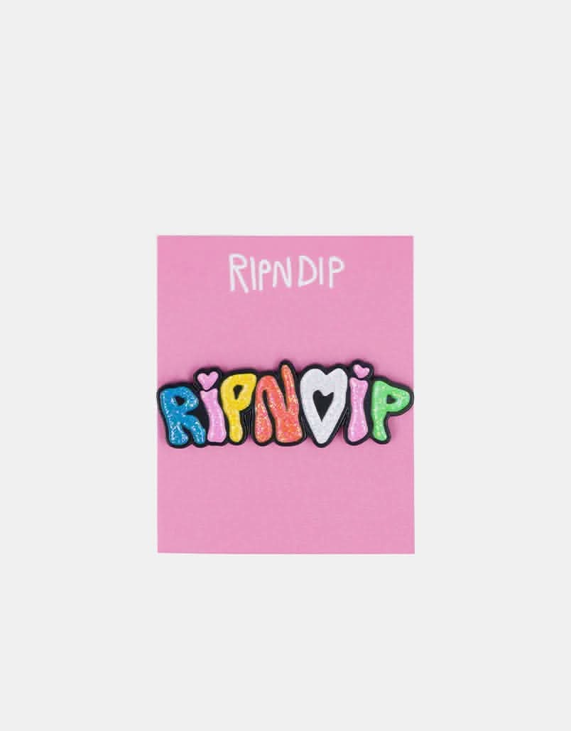 RIPNDIP Taste The Rainbow Glitter Pin  - Multi