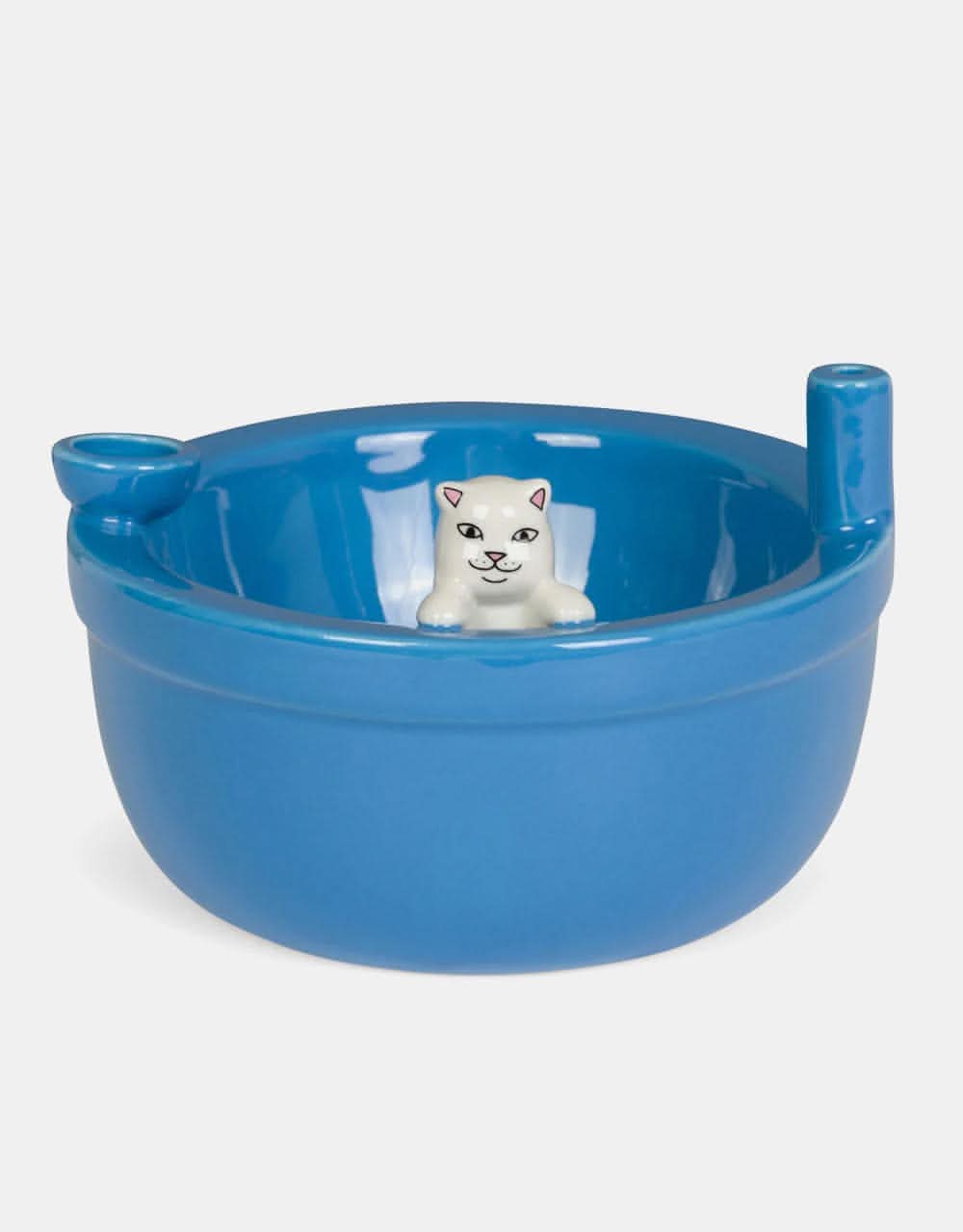 RIPNDIP Lord Nermal Wake And Bake Cereal Bowl Blue