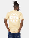 Vans Off The Wall Check Graphic T-Shirt - Taos Taupe